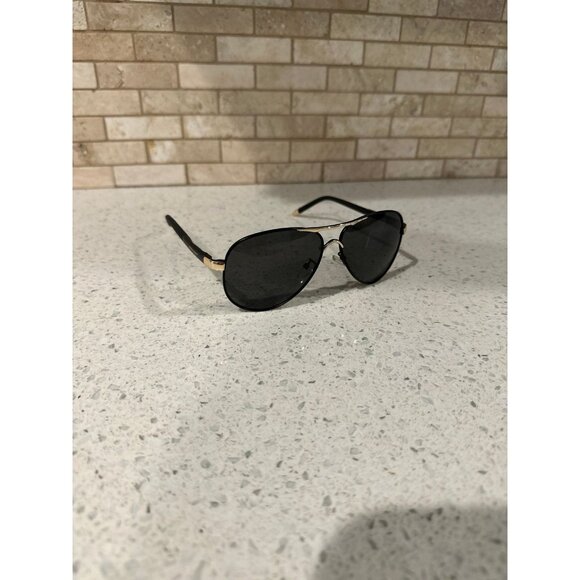 ROCKNIGHT Polarized Sunglasses Aviator Black Mirrored Sunglasses 58-11-135 - Picture 1 of 4